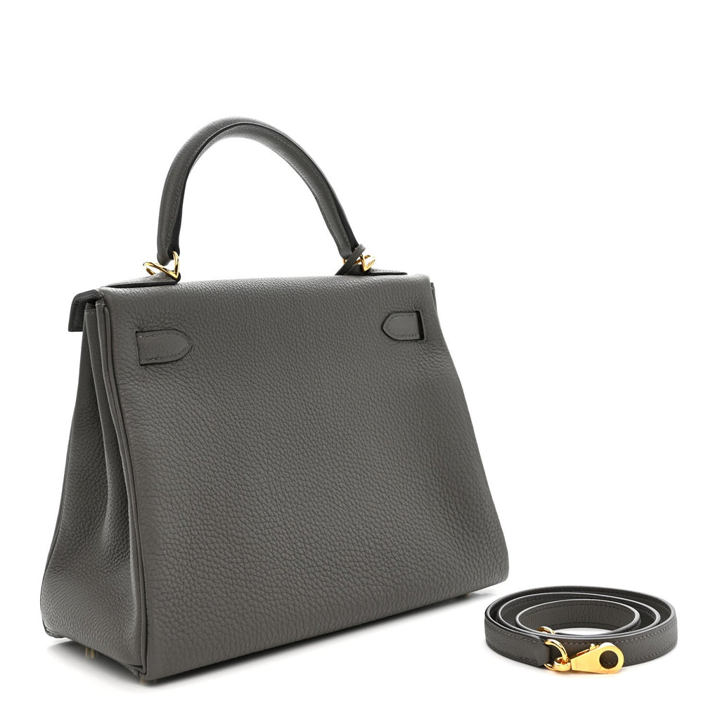 Togo Kelly Retourne 28 Gris Meyer product image 3, provided for visual reference and product detail review