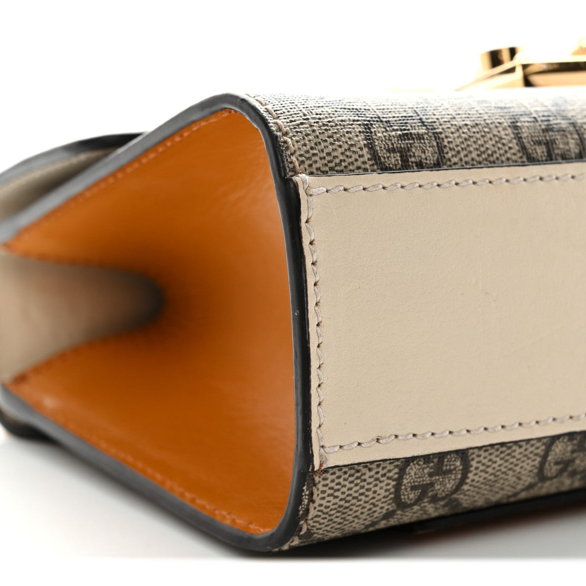 GG Supreme Monogram Calfskin Small Padlock Shoulder Bag Beige Mystic White Sun Oil product image 9, provided for visual