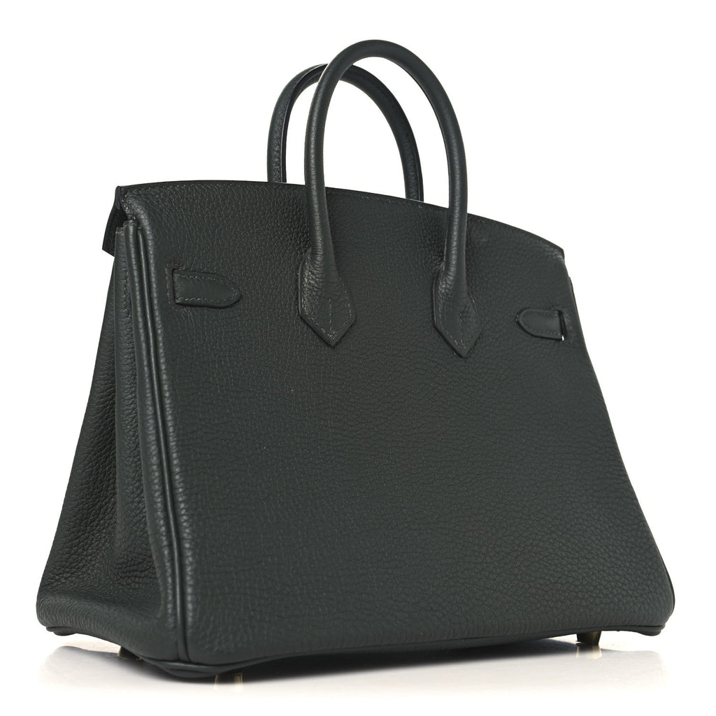 Togo Birkin 25 Vert Fonce product image 3, provided for visual reference and product detail review