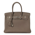 Togo Birkin 30 Etoupe product image 1, provided for visual reference and product detail review