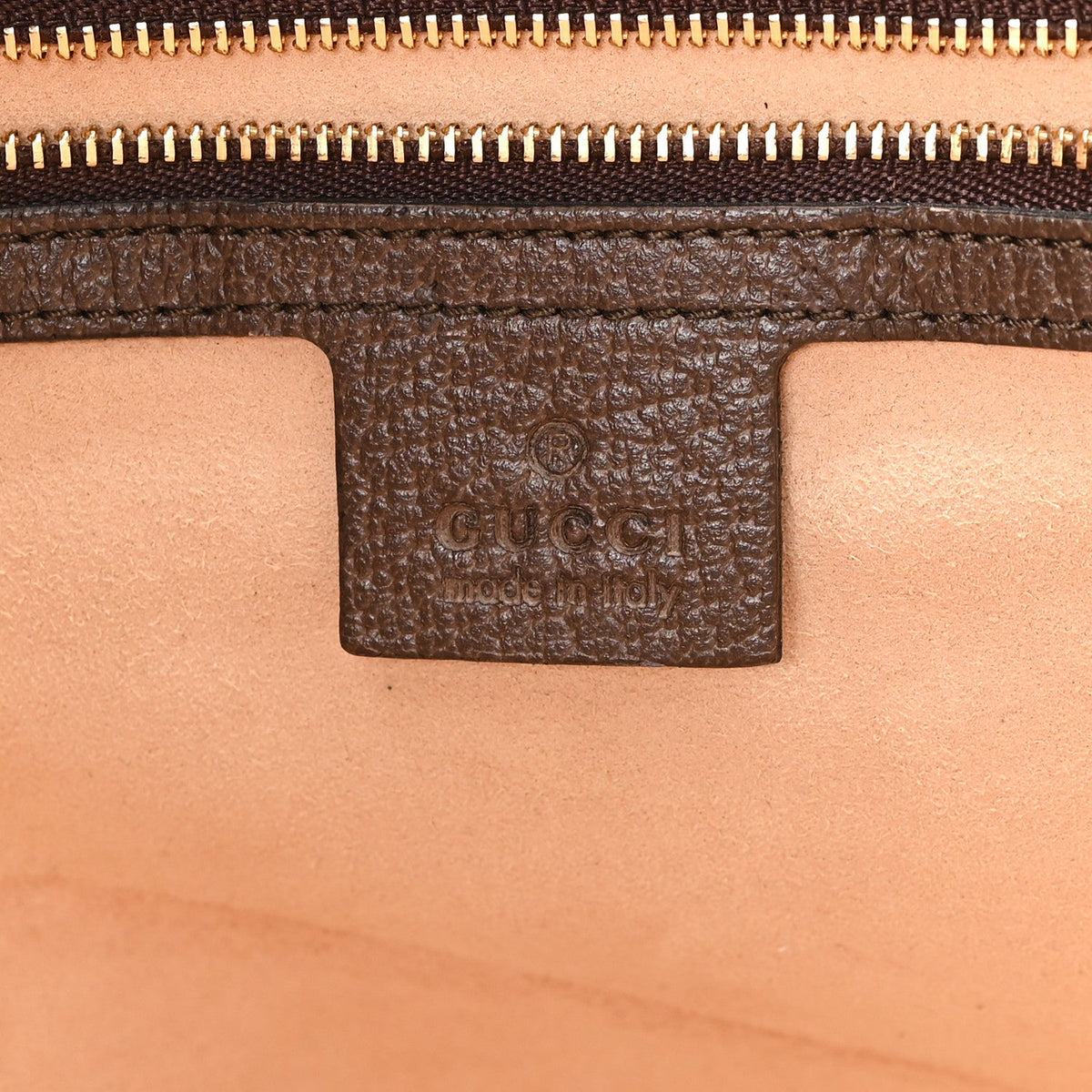 GG Supreme Monogram Medium Ophidia Shopping Tote Brown product image 6, provided for visual reference and product detail