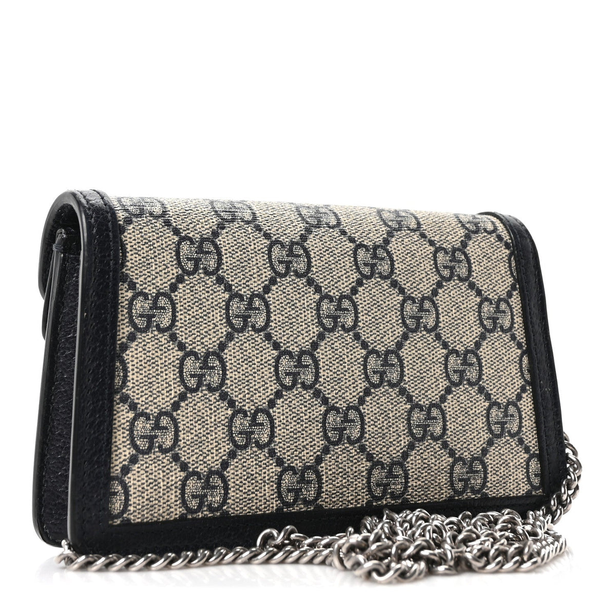 GG Supreme Monogram Textured Dollar Calfskin Super Mini Dionysus Shoulder Bag Beige Blue product image 5, provided for