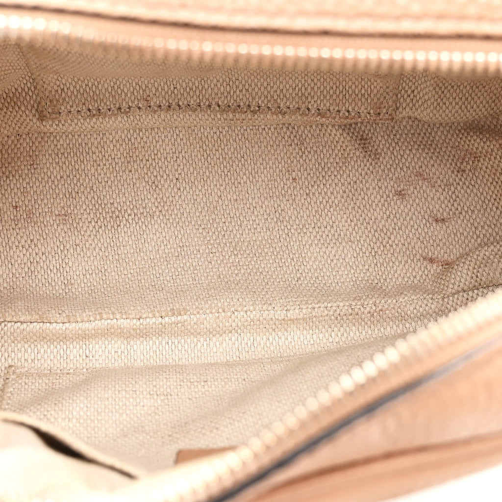 Pebbled Calfskin Small Soho Disco Bag Rose Beige product image 5, provided for visual reference and product detail review