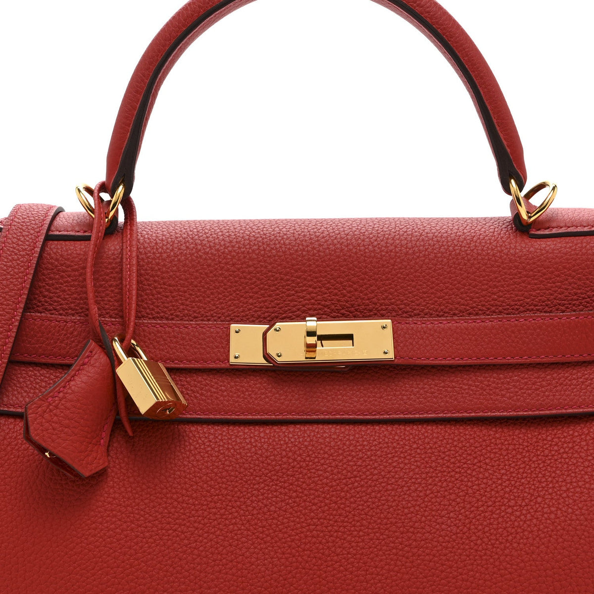 Togo Kelly Retourne 32 Rouge Casaque product image 8, provided for visual reference and product detail review