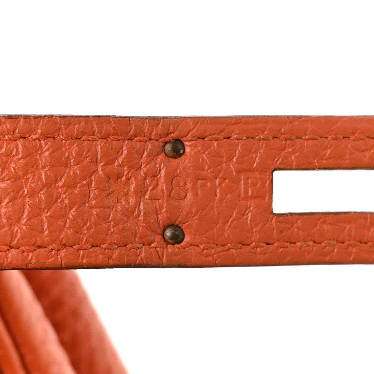 Togo Birkin 35 Orange product image 7, provided for visual reference and product detail review