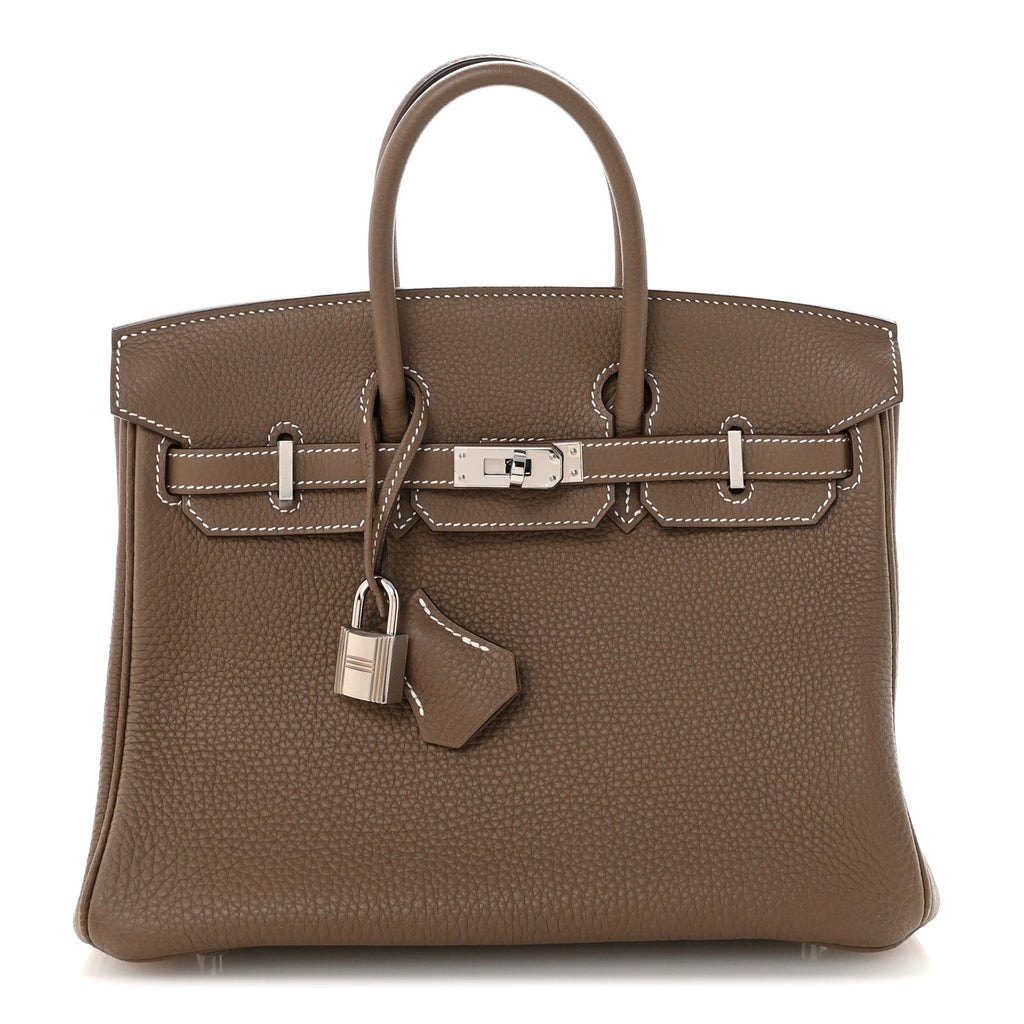 Togo Birkin 25 Etoupe product image 1, provided for visual reference and product detail review