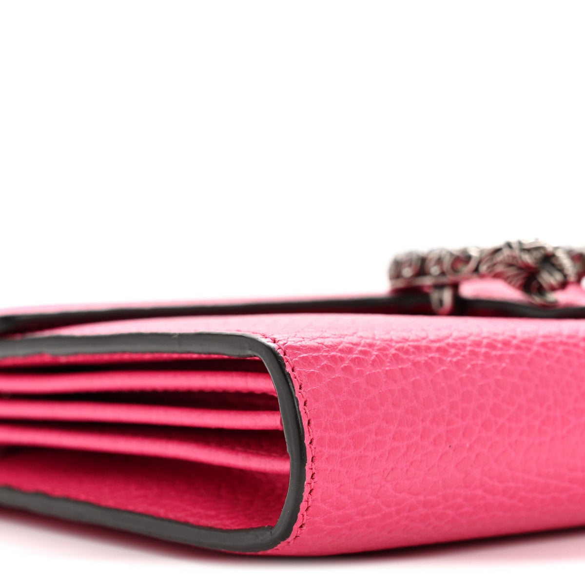 Dollar Calfskin Crystal Mini Dionysus Chain Wallet Box Pink product image 9, provided for visual reference and product