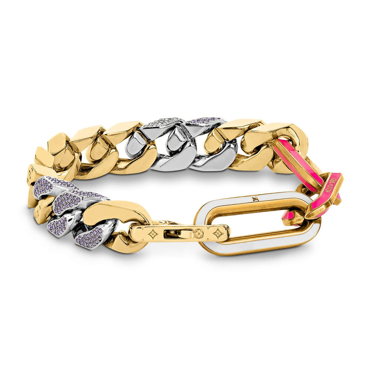 Louis Vuitton Mixed Chains 18K Gold Bracelet product image 2, provided for visual reference and product detail review