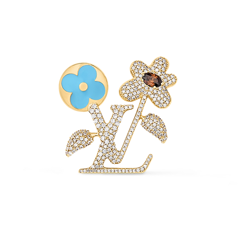 Louis Vuitton Blooming 18K Gold Brooch product image 1, provided for visual reference and product detail review