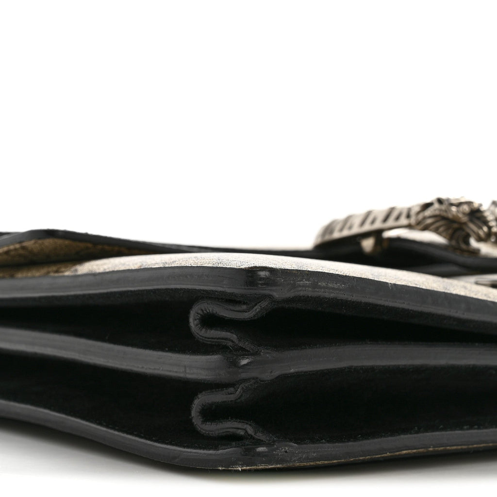 GG Supreme Monogram Medium Dionysus Shoulder Bag Black product image 9, provided for visual reference and product detail
