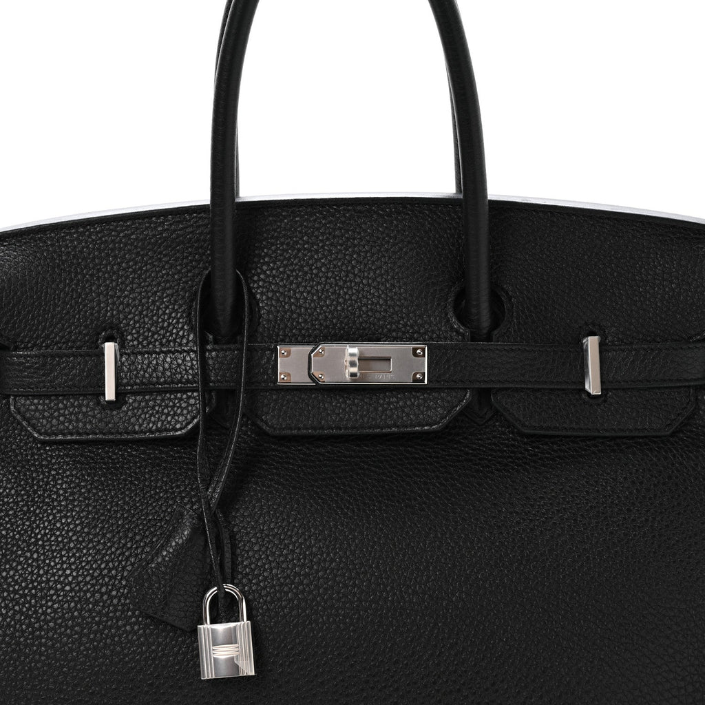 Togo Birkin 35 Black product image 8, provided for visual reference and product detail review