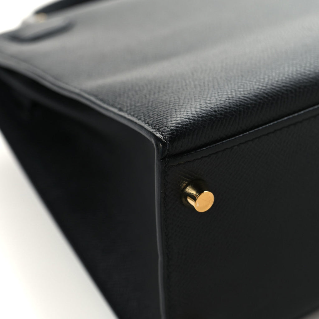 Epsom Kelly Sellier 28 Black product image 11, provided for visual reference and product detail review