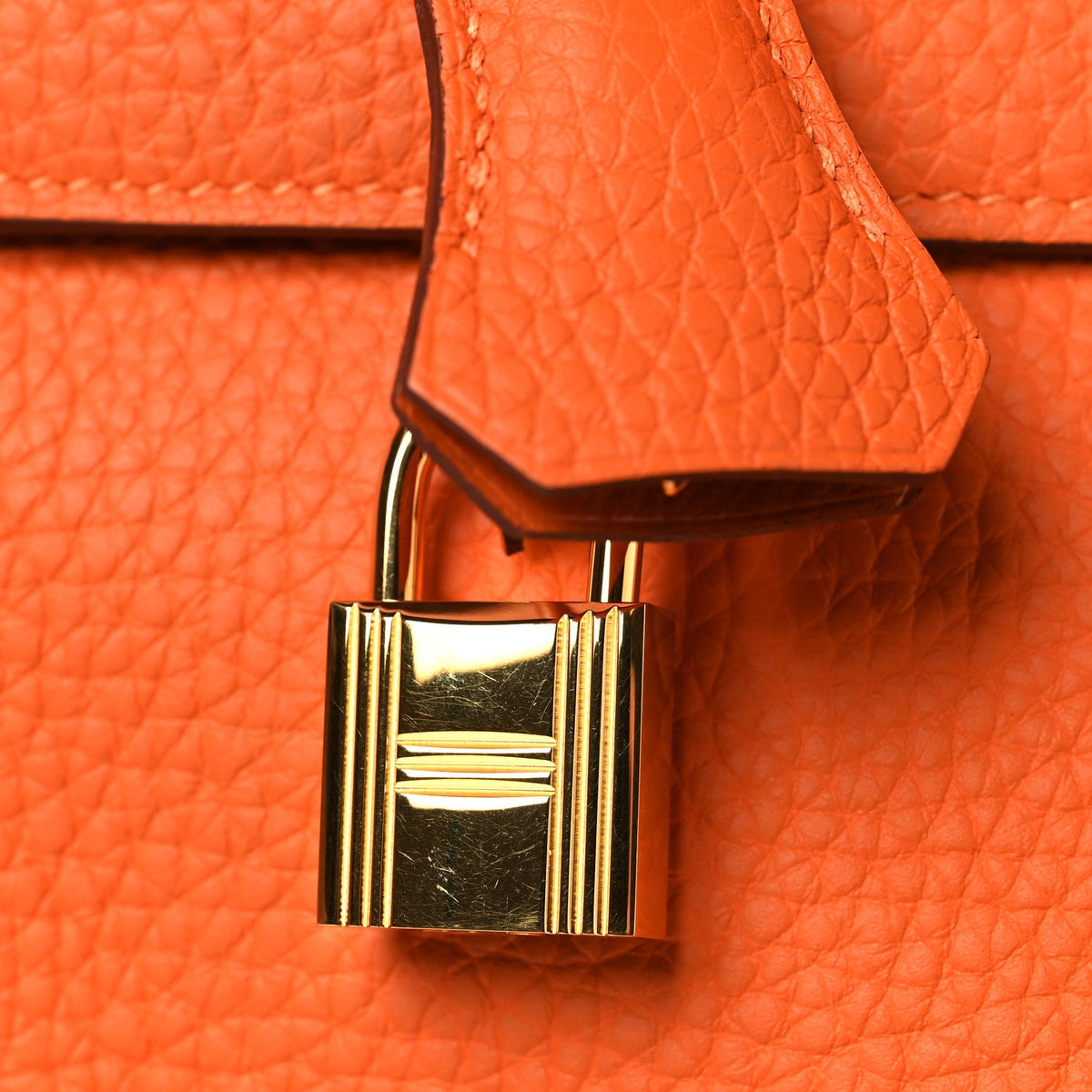 Taurillon Clemence Kelly Retourne 35 Orange product image 14, provided for visual reference and product detail review
