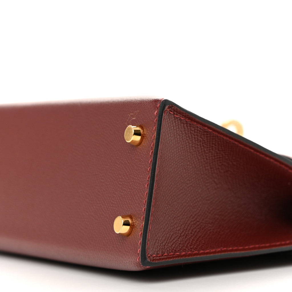 Madame Calfskin Mini Kelly Sellier 20 Rouge H product image 10, provided for visual reference and product detail review