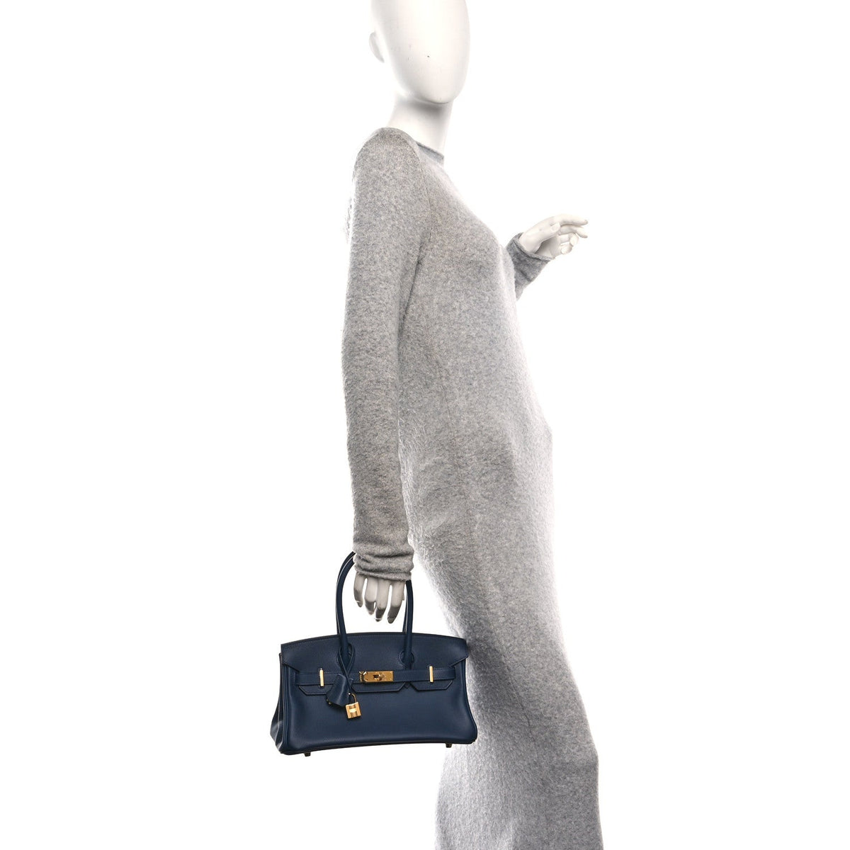 Evercolor Shoulder Birkin Light 29 Bleu Abysse product image 2, provided for visual reference and product detail review