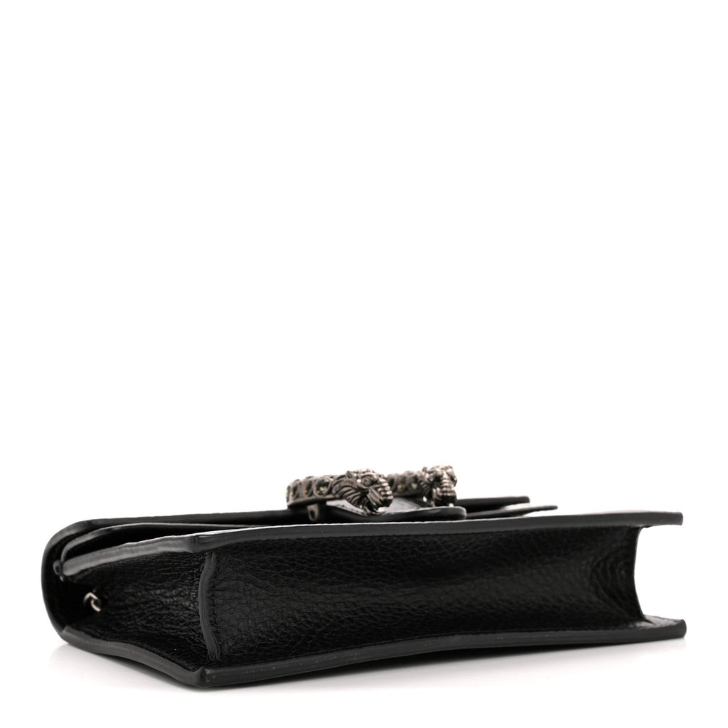 Calfskin Super Mini Dionysus Shoulder Bag Black product image 4, provided for visual reference and product detail review