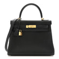 Togo Kelly Retourne 28 Black product image 1, provided for visual reference and product detail review