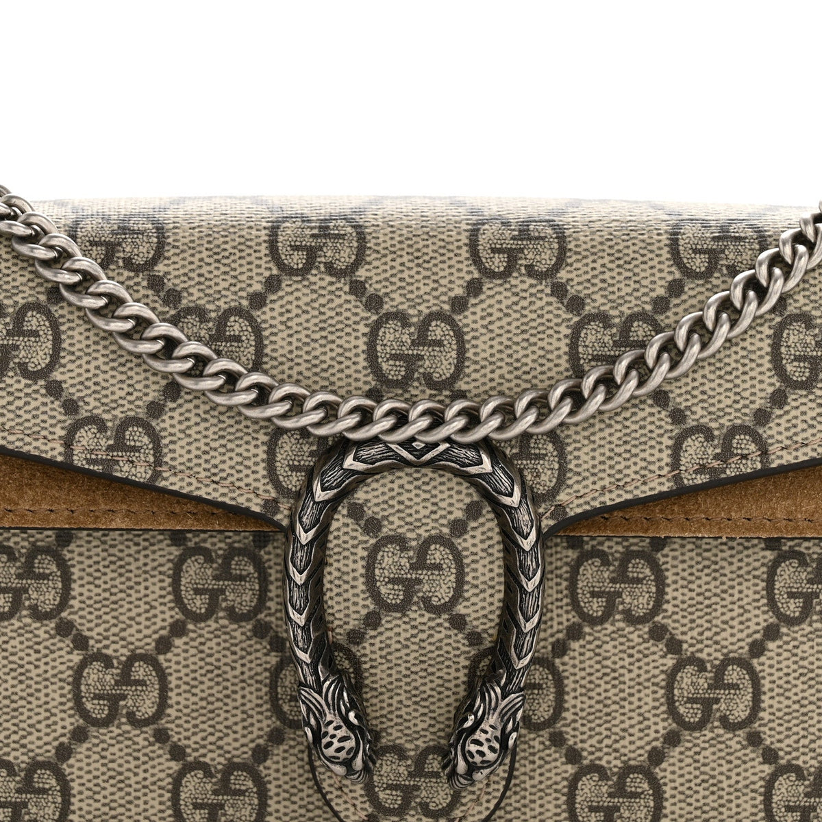 GG Supreme Monogram Super Mini Dionysus Shoulder Bag Taupe product image 8, provided for visual reference and product detail
