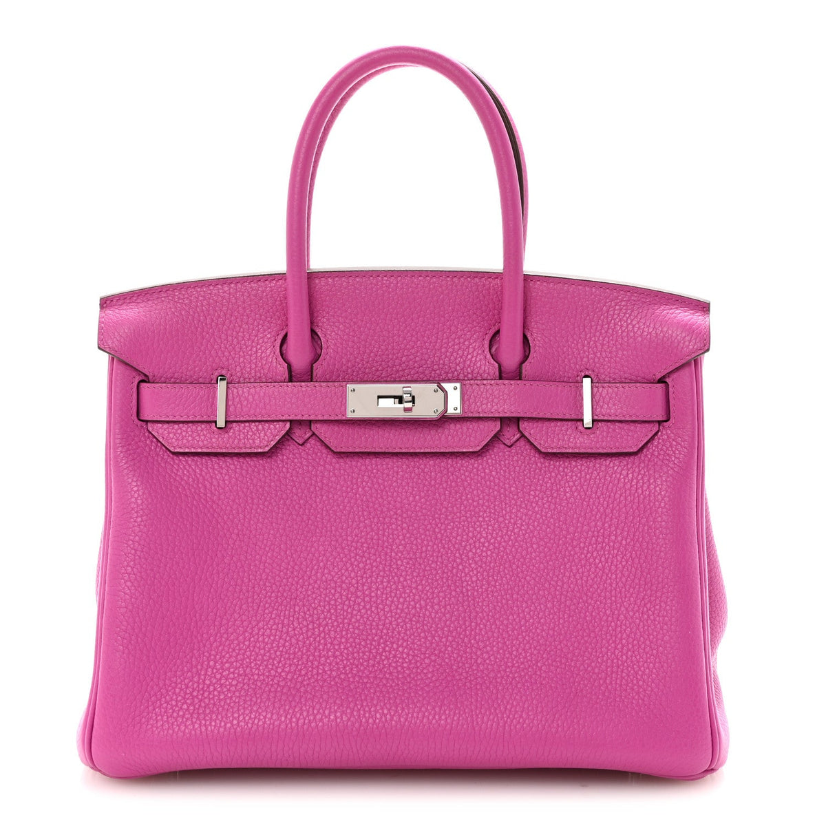 Taurillon Clemence Birkin 30 Magnolia product image 1, provided for visual reference and product detail review