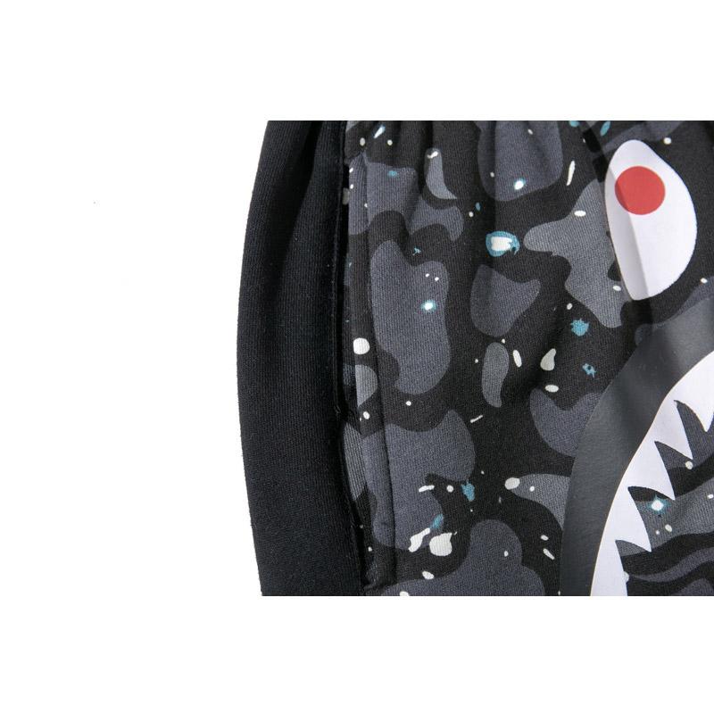 Bathing Ape Pant Shark Head Print Luminous Starry Sky Trousers Men and Women Casual Pants Sweatpants product image 4,