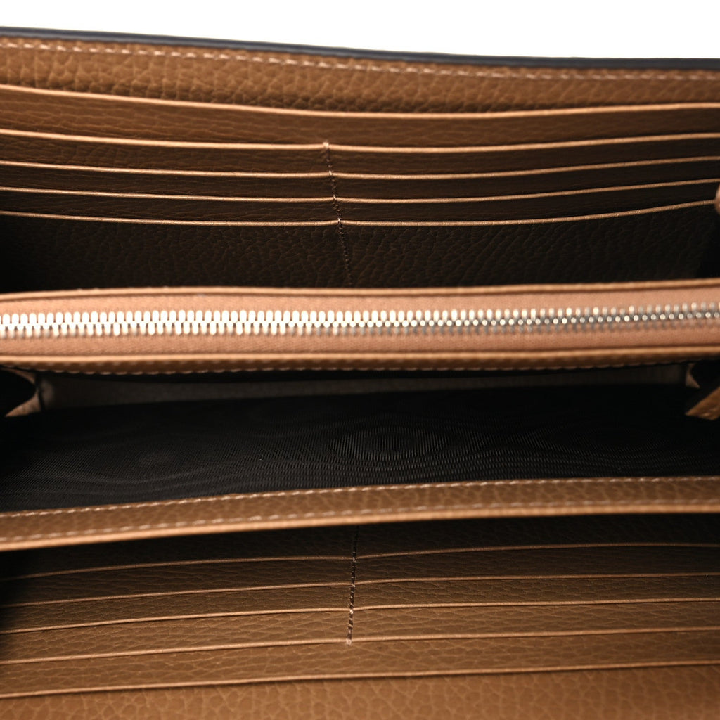 Dollar Calfskin Crystal Mini Dionysus Chain Wallet Natural Tan Black Diamond product image 5, provided for visual reference