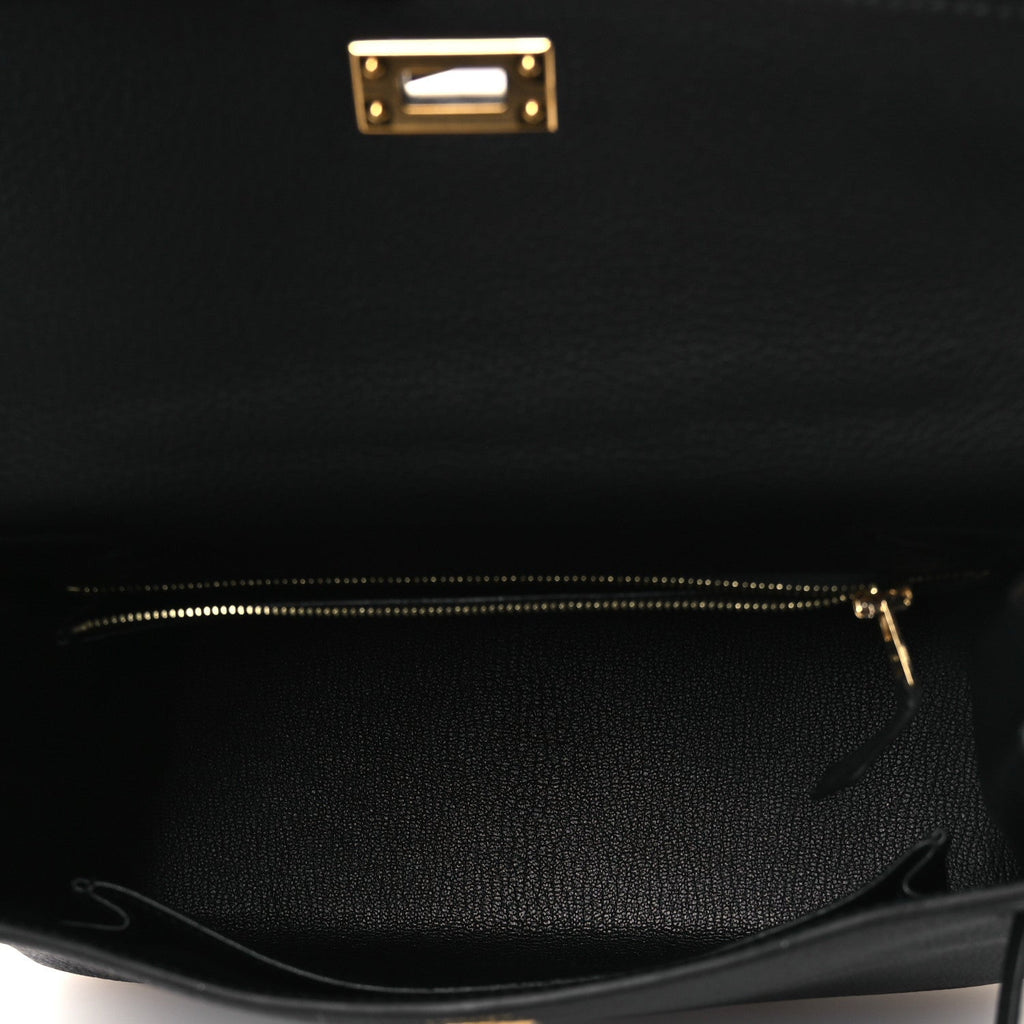 Togo Kelly Retourne 25 Black product image 4, provided for visual reference and product detail review