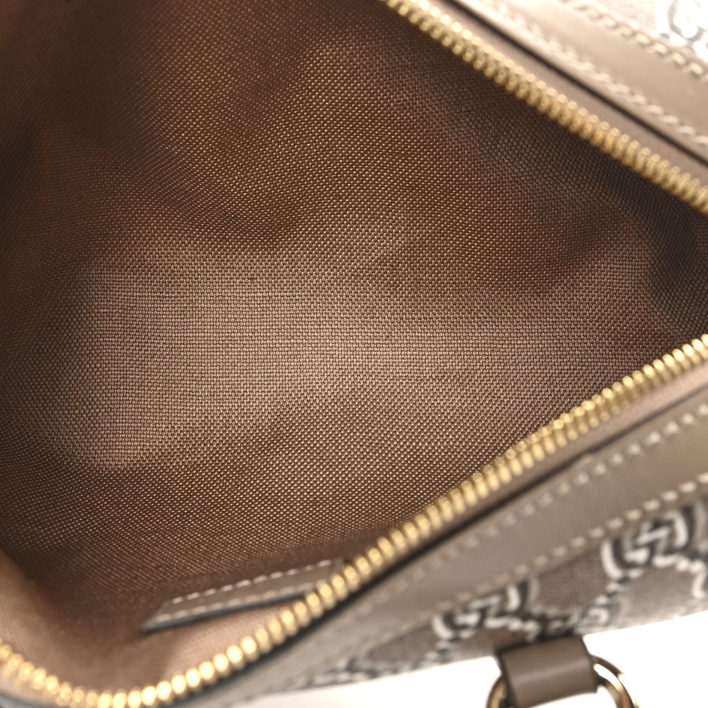 GG Shadow Monogram Ophidia Top Handle Bowler Bag Taupe product image 5, provided for visual reference and product detail