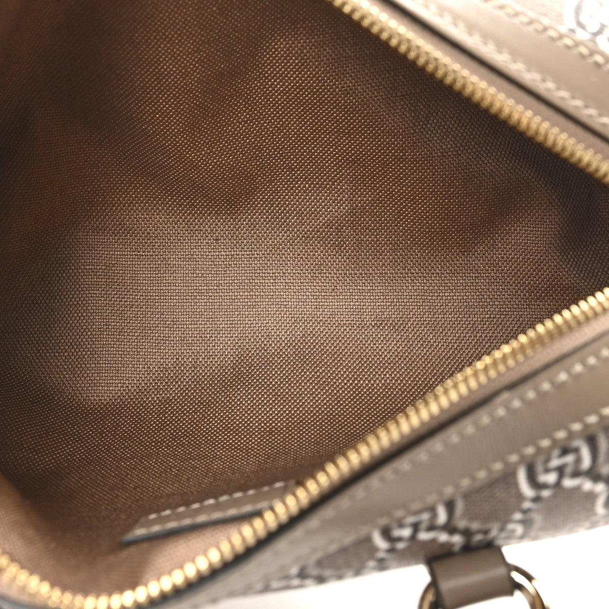 GG Shadow Monogram Ophidia Top Handle Bowler Bag Taupe product image 5, provided for visual reference and product detail