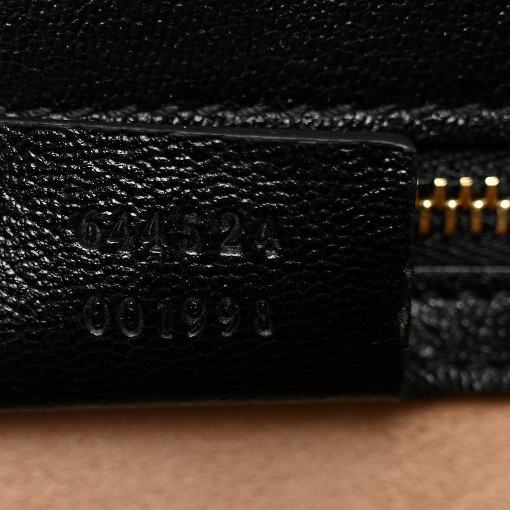 GG Supreme Monogram Calfskin Small Padlock Messenger Shoulder Bag Beige Black Cuir product image 7, provided for visual