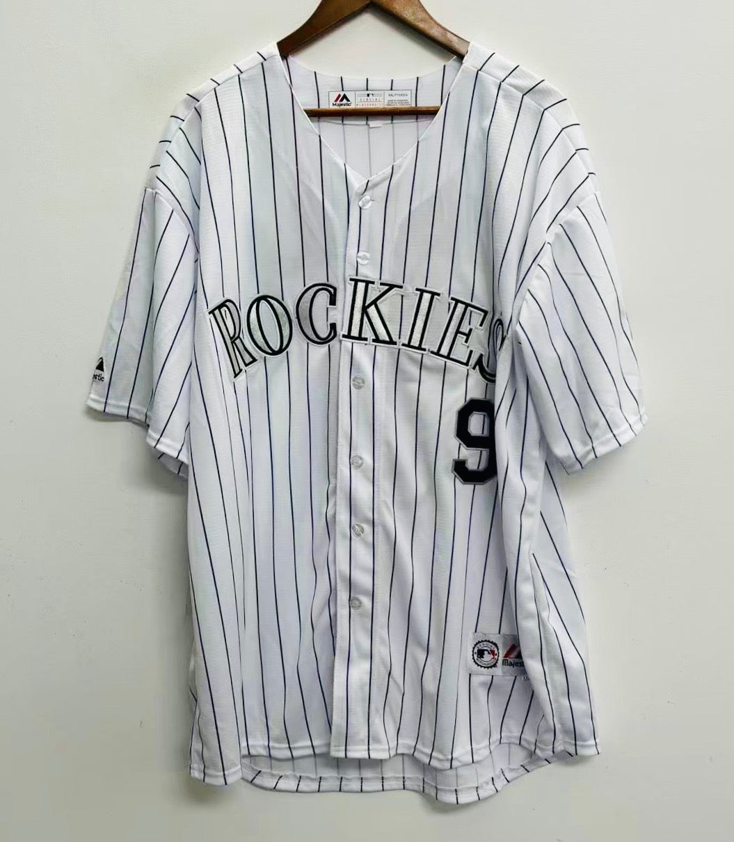 Vinny Castilla Colorado Rockies Official MLB Majestic Jersey product image 2