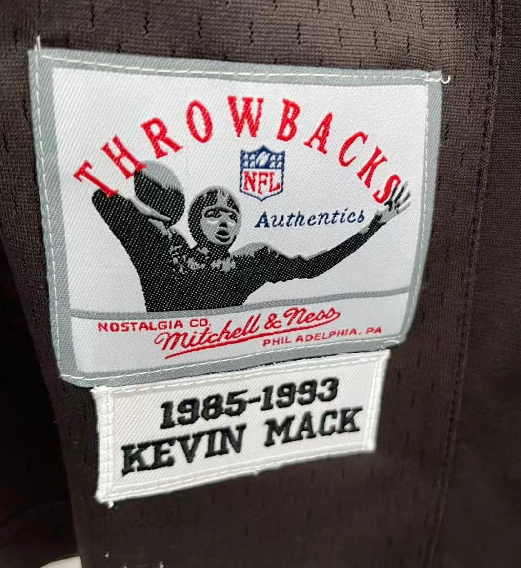 Kevin Mack Cleveland Browns Official NFL Mitchell & Ness product image 3