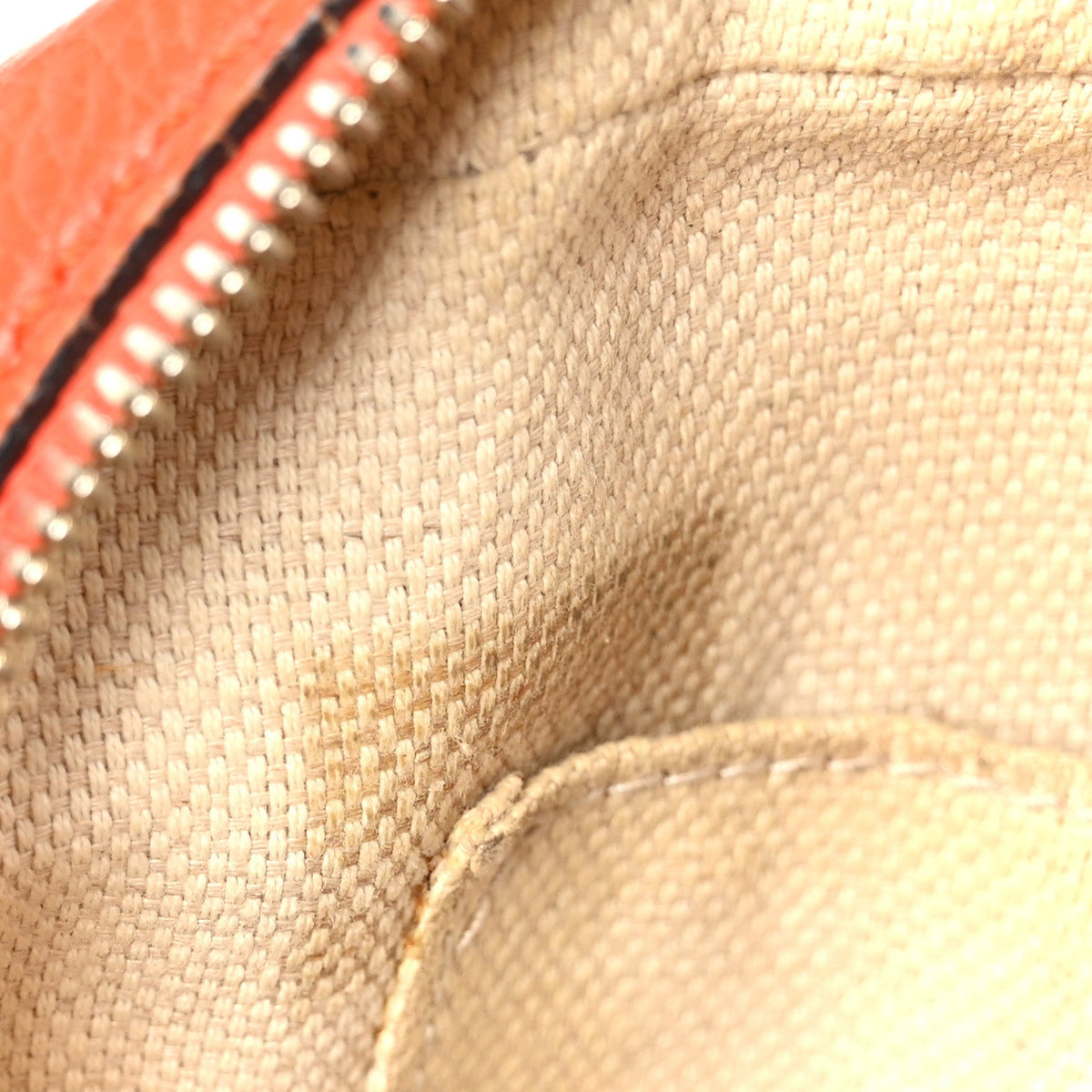 Pebbled Calfskin Small Soho Disco Bag Sun Orange product image 12, provided for visual reference and product detail review