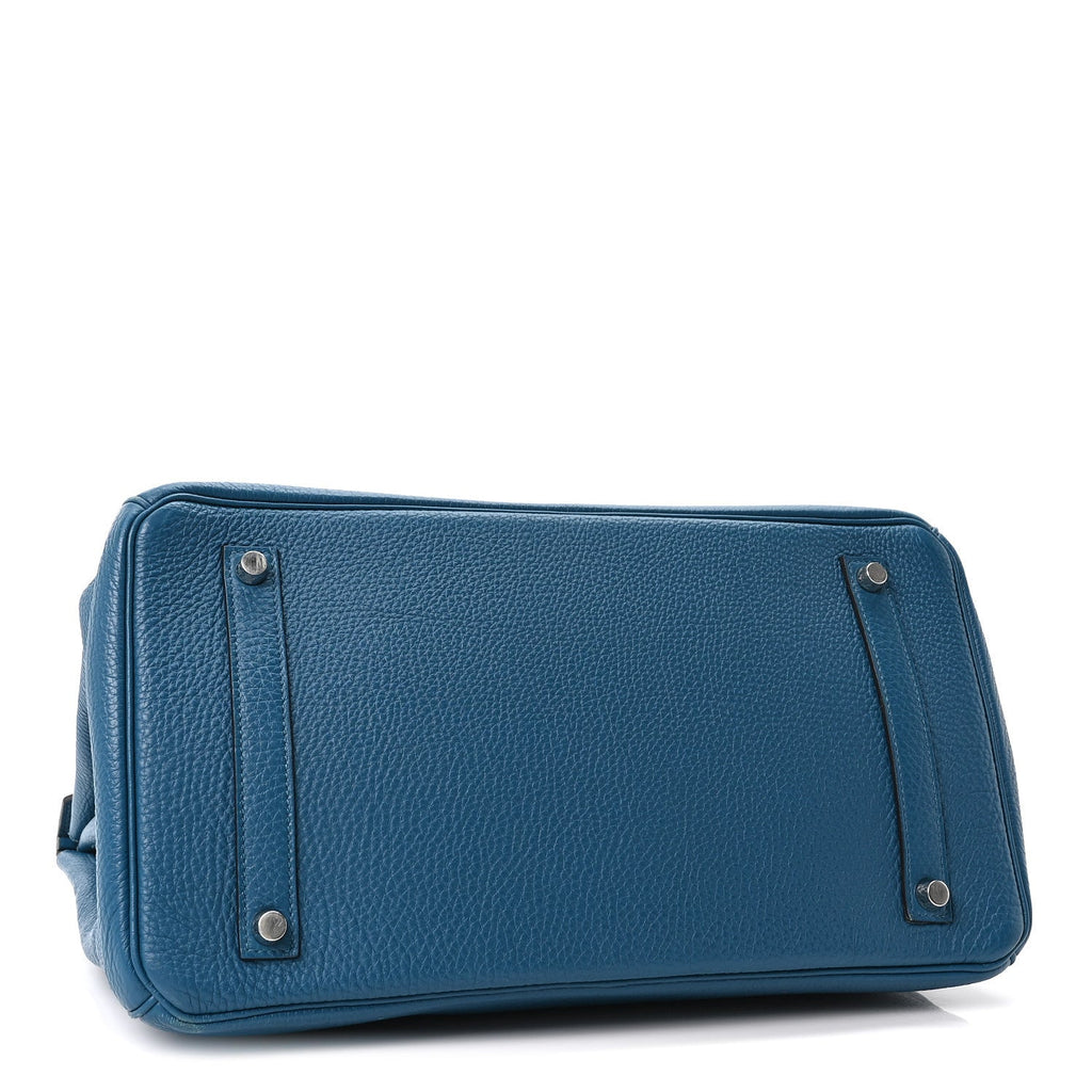 Togo Birkin 35 Bleu Izmir product image 4, provided for visual reference and product detail review