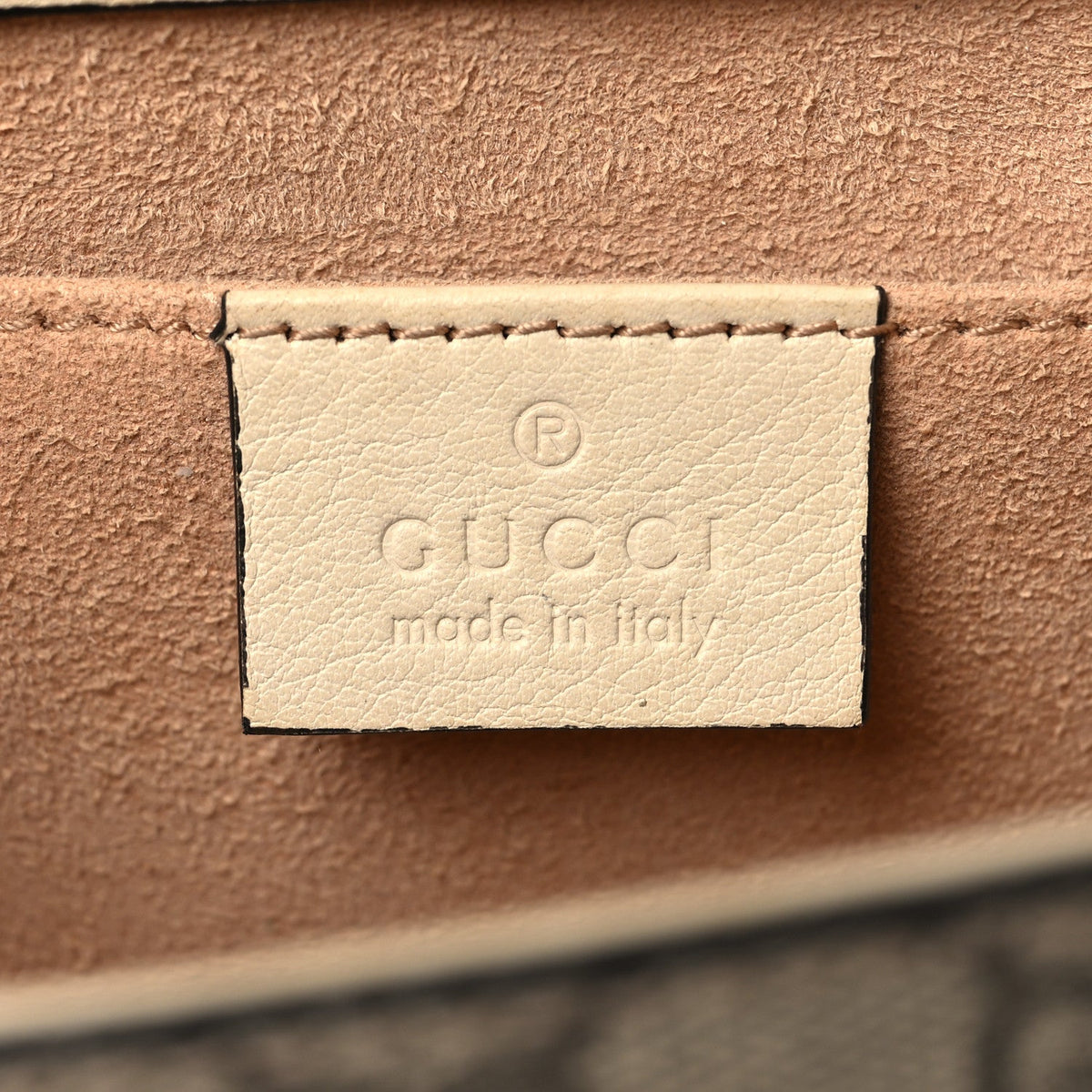 GG Supreme Monogram Calfskin Small Padlock Shoulder Bag Beige Mystic White Sun Oil product image 5, provided for visual
