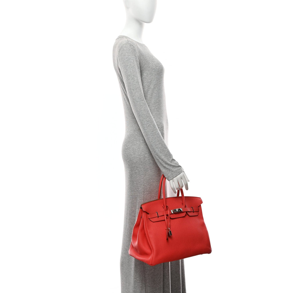 Togo BIRKIN 35 Rouge Pivoine product image 2, provided for visual reference and product detail review