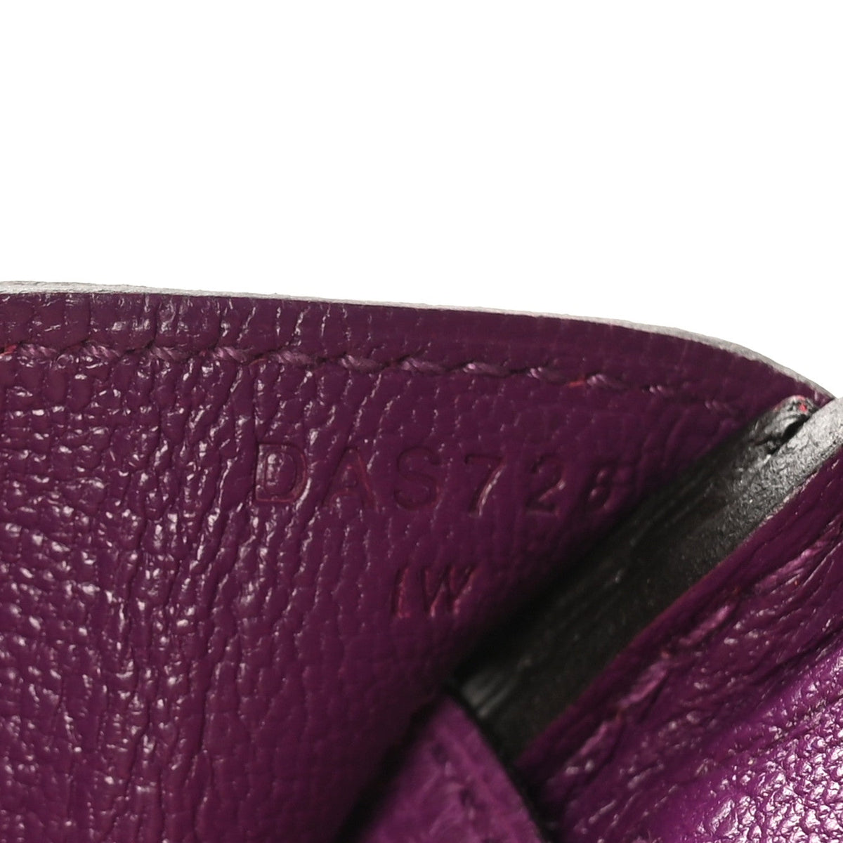 Togo Horseshoe Birkin 25 Rose Pourpre Cassis product image 7, provided for visual reference and product detail review