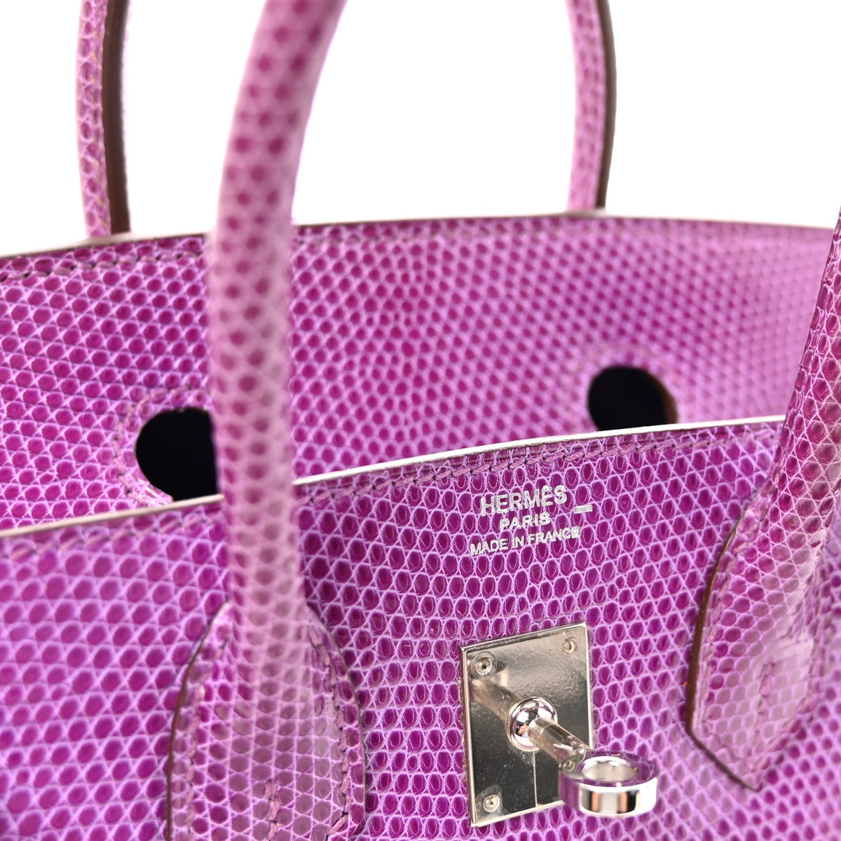 Lizard Birkin 25 Violet product image 6, provided for visual reference and product detail review