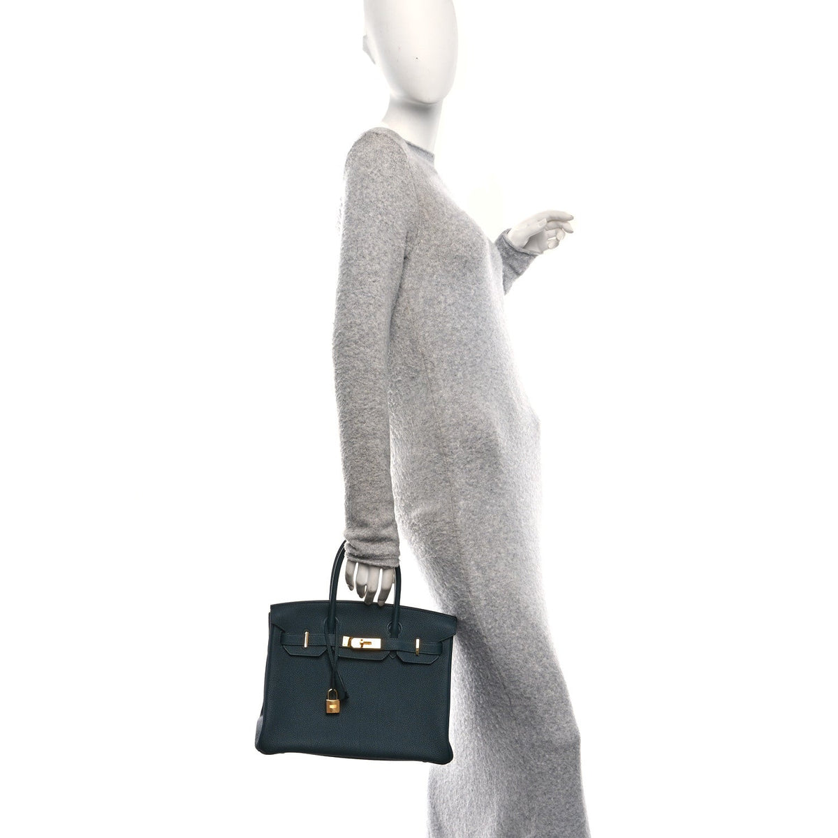 Togo Birkin 30 Vert Cypress product image 2, provided for visual reference and product detail review
