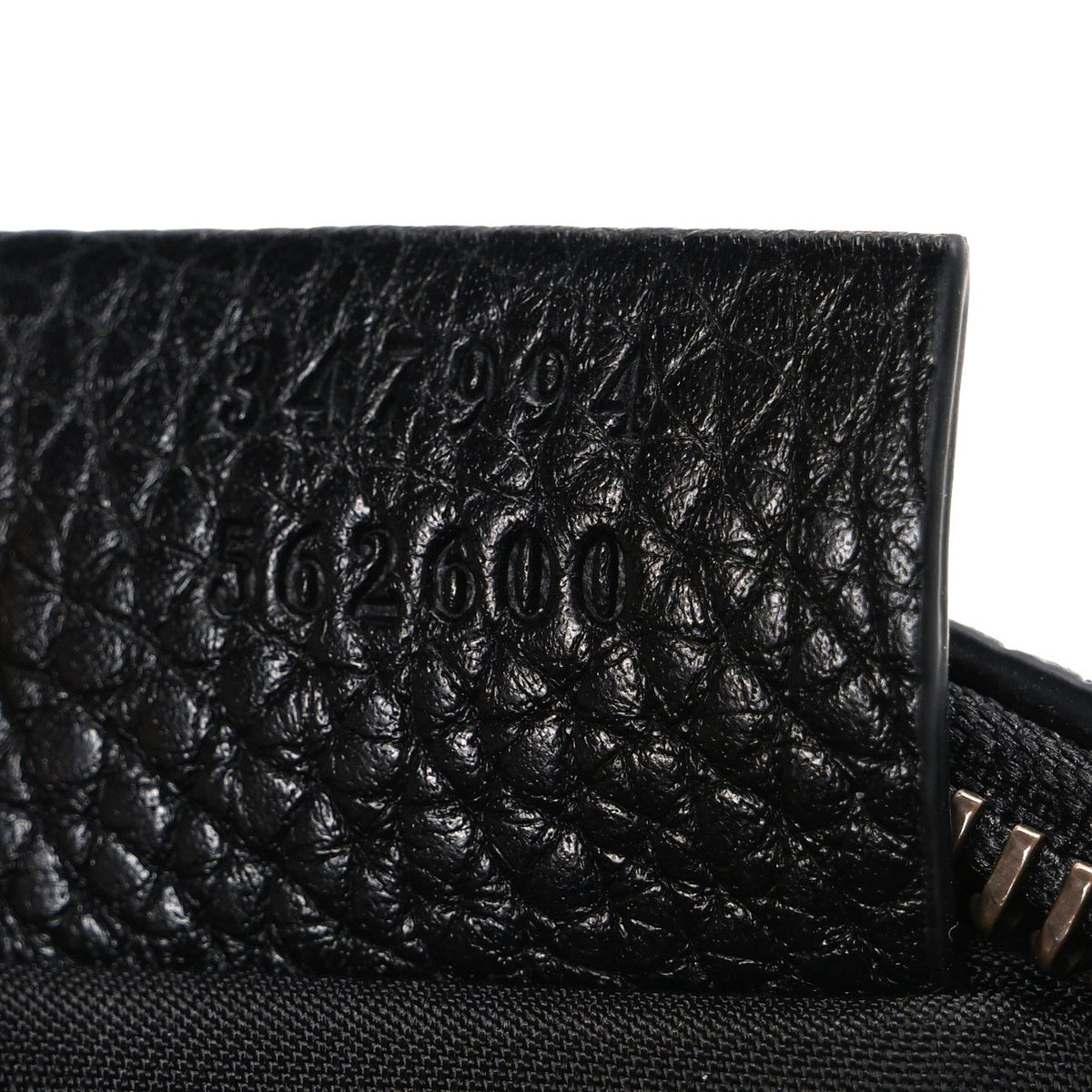 Pebbled Calfskin Mini Soho Disco Bag Black product image 7, provided for visual reference and product detail review