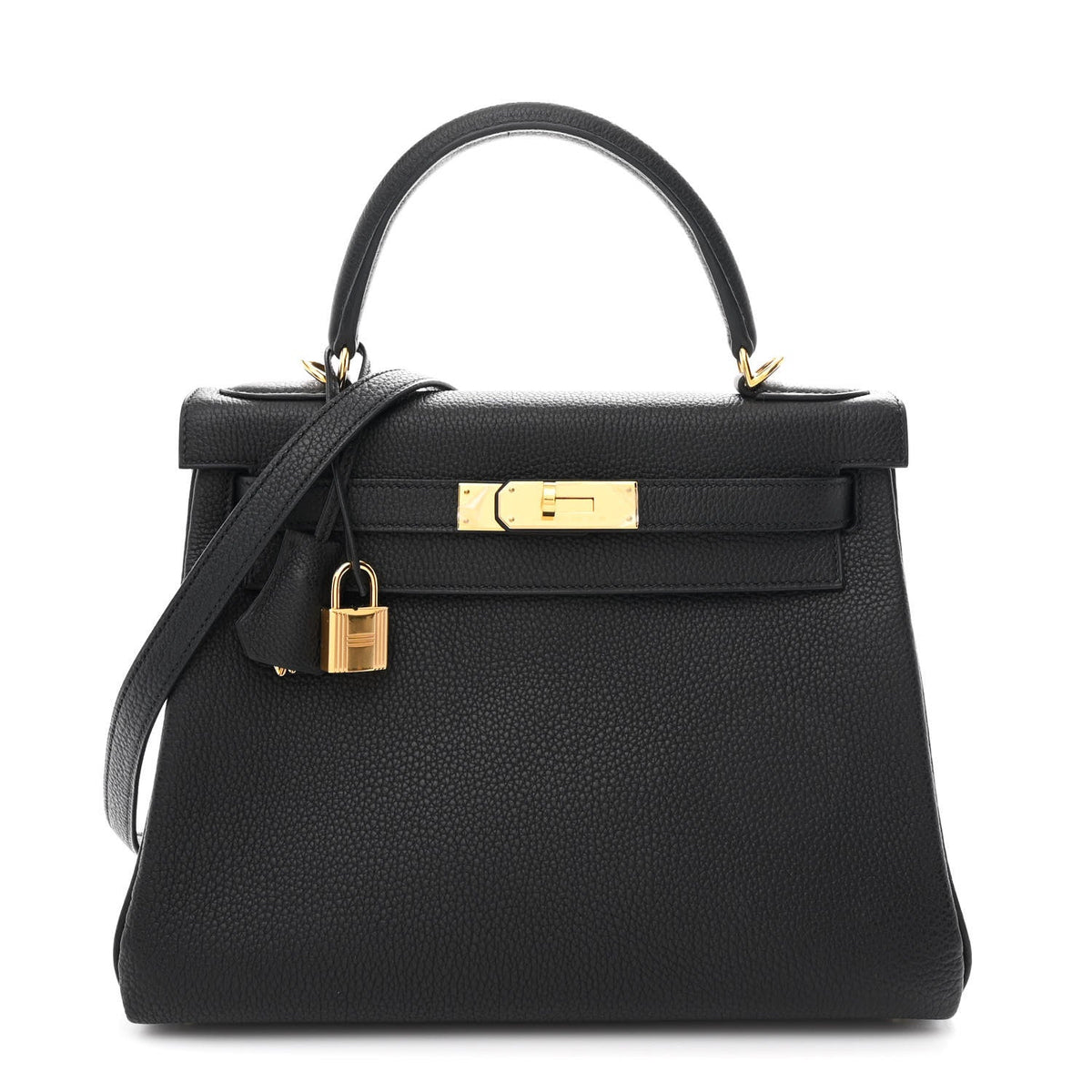 Togo Kelly Retourne 28 Black product image 1, provided for visual reference and product detail review