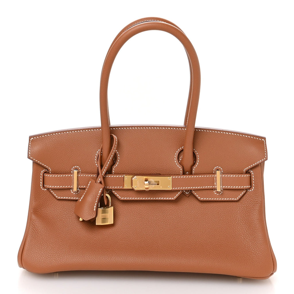 Evercolor Shoulder Birkin Light 29 Gold product image 1, provided for visual reference and product detail review