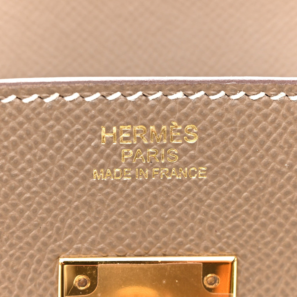 Epsom Birkin Sellier 30 Etoupe product image 6, provided for visual reference and product detail review