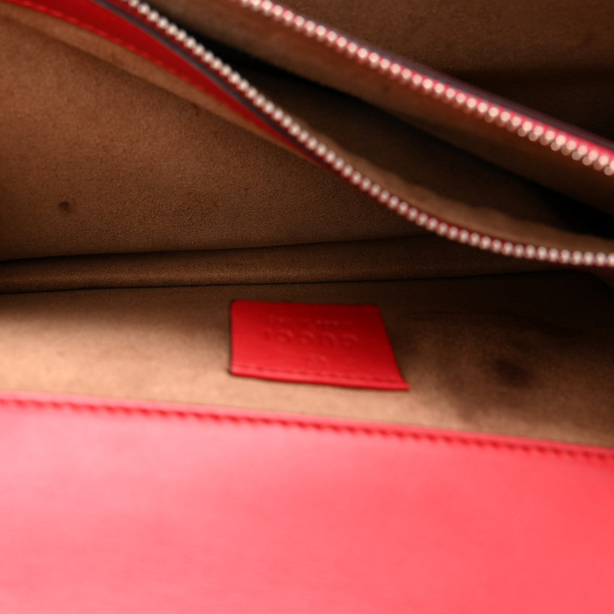 GG Supreme Monogram Arabesque Dionysus Shoulder Bag Hibiscus Red product image 6, provided for visual reference and product