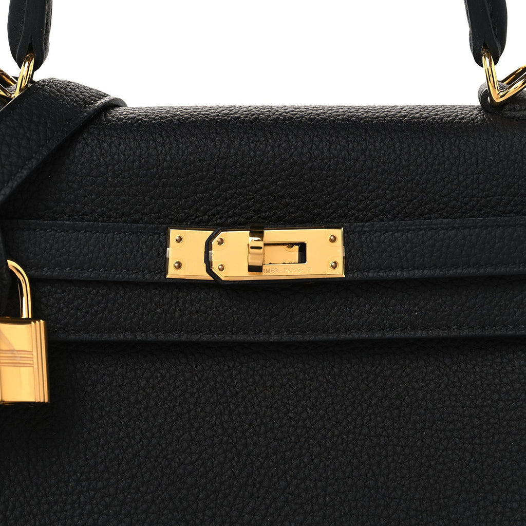 Togo Kelly Retourne 25 Black product image 8, provided for visual reference and product detail review