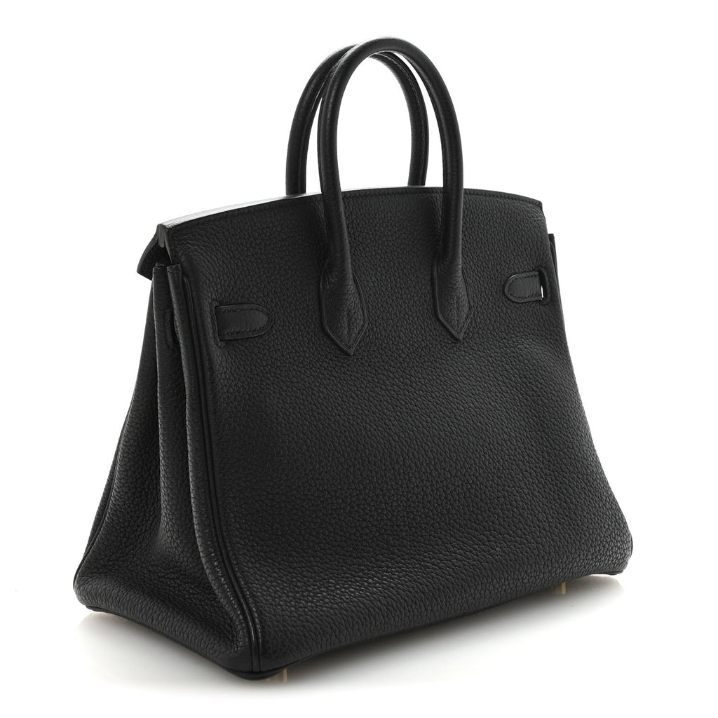 Togo Birkin 25 Black product image 3, provided for visual reference and product detail review