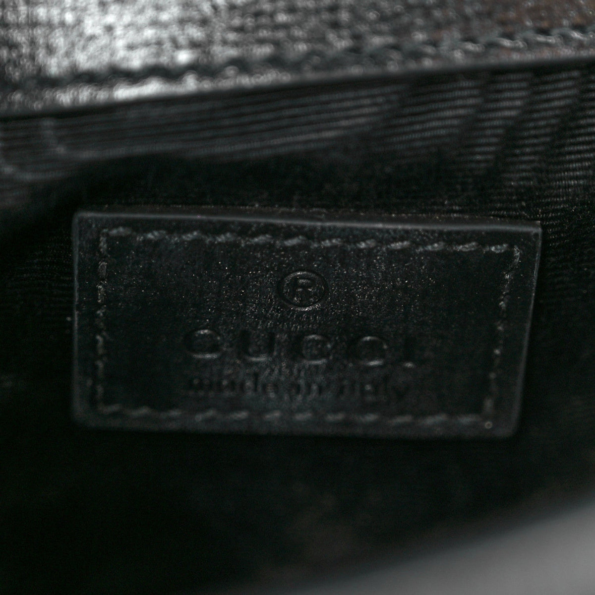Satin Crystal GG Monogram Mini Dionysus Top Handle Bag Black product image 6, provided for visual reference and product