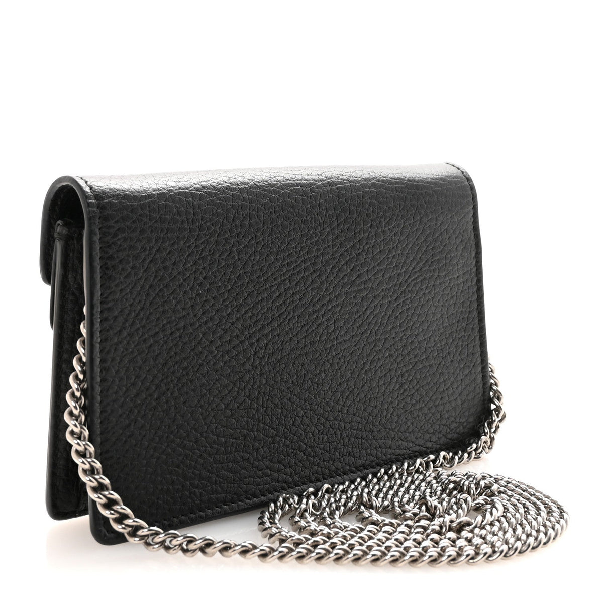 Calfskin Super Mini Dionysus Shoulder Bag Black product image 3, provided for visual reference and product detail review