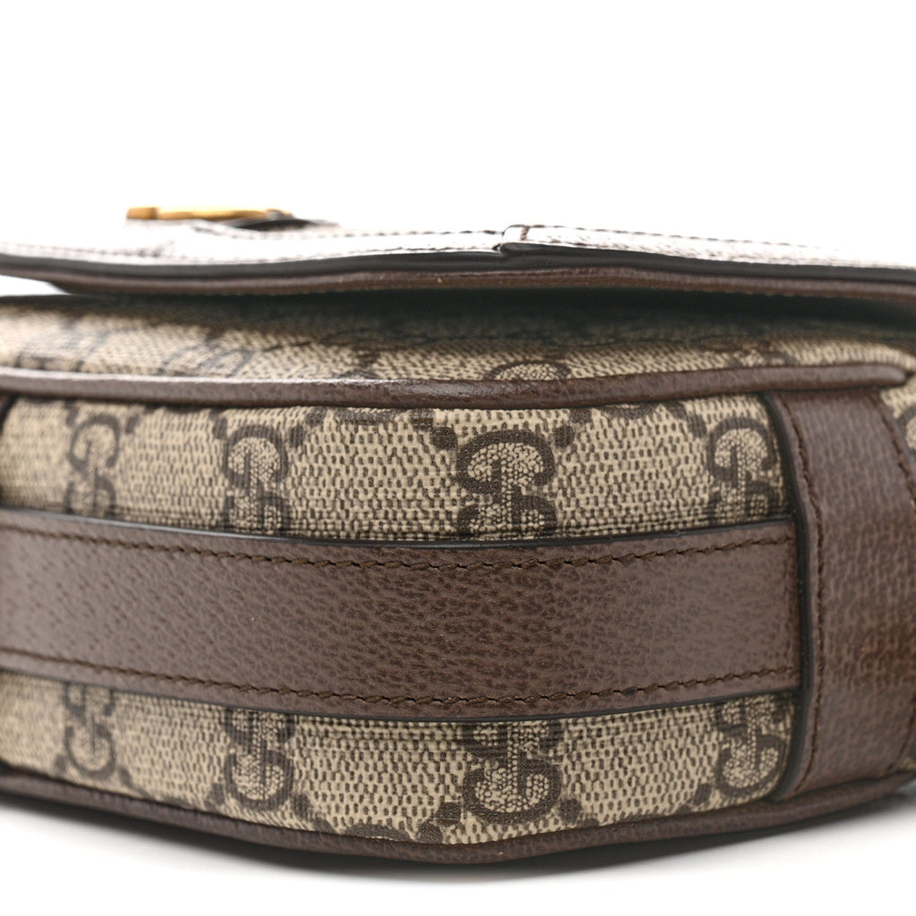 GG Supreme Monogram Web Mini Ophidia Flap Shoulder Bag Brown product image 10, provided for visual reference and product