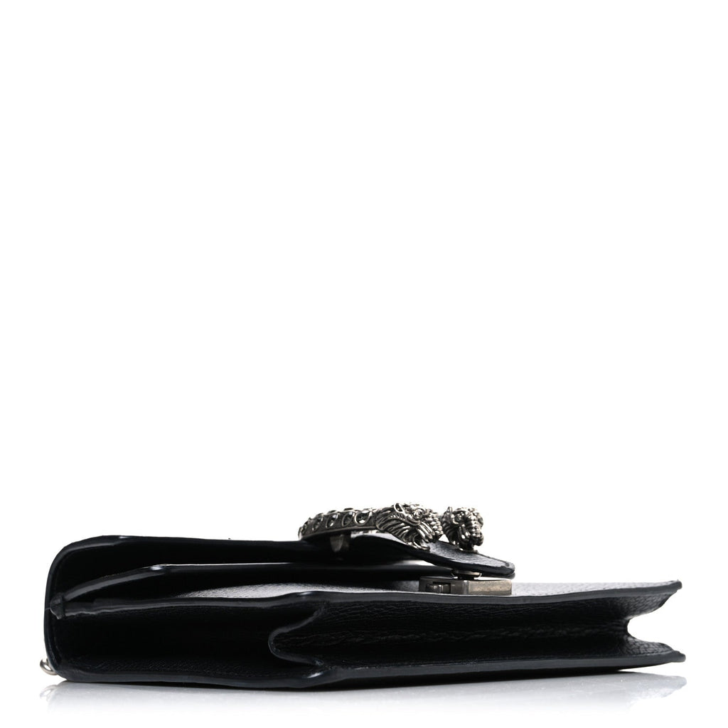 Calfskin Mini Dionysus Shoulder Bag Black product image 4, provided for visual reference and product detail review