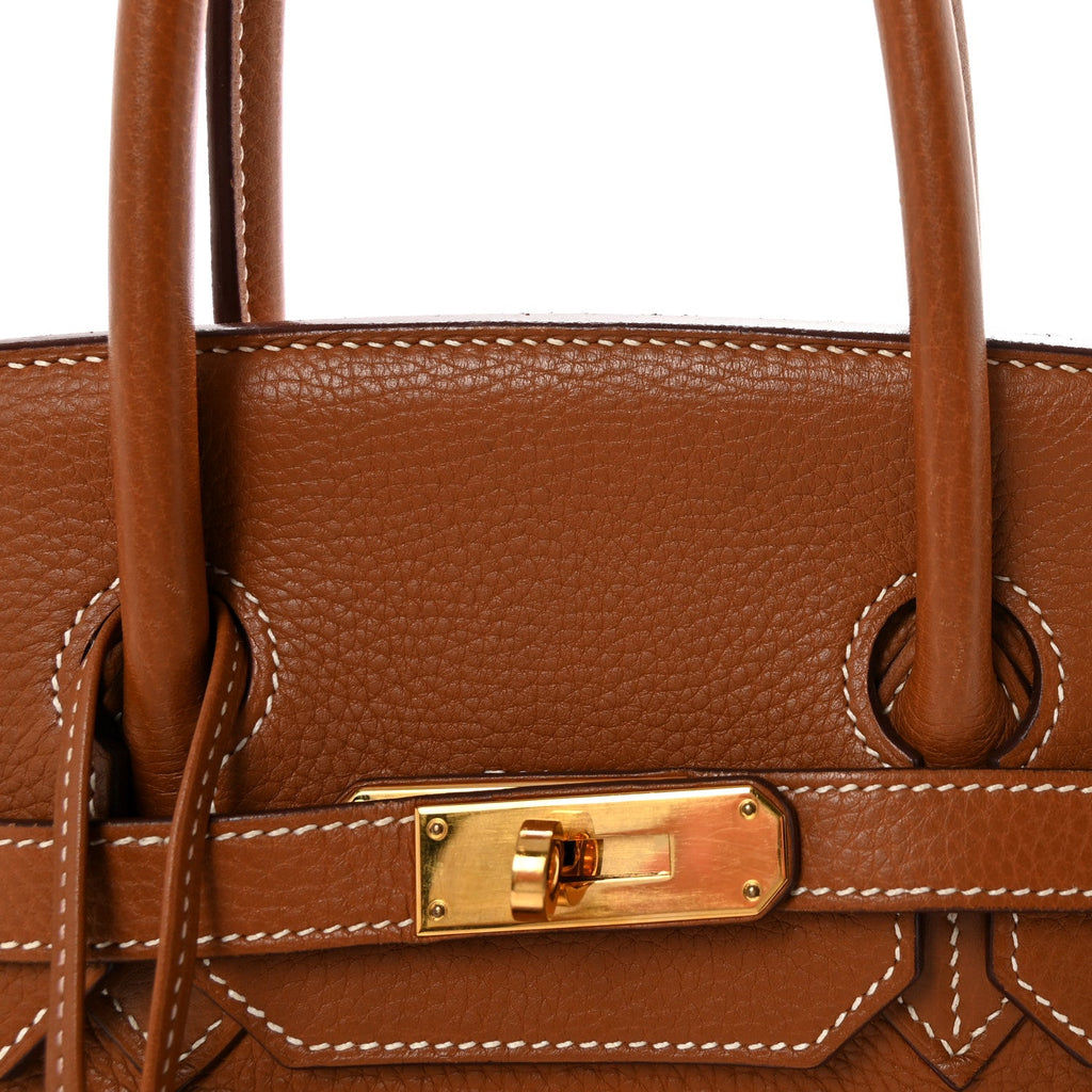 Taurillon Clemence BIRKIN 35 Gold product image 8, provided for visual reference and product detail review